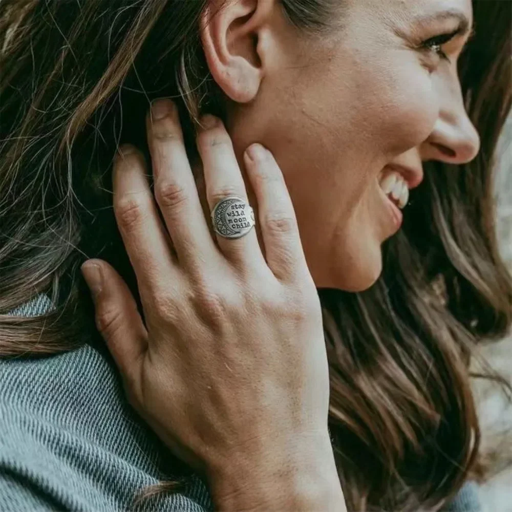 Stay Wild Moon Child Boho Ring #735 - Picture 5 of 8